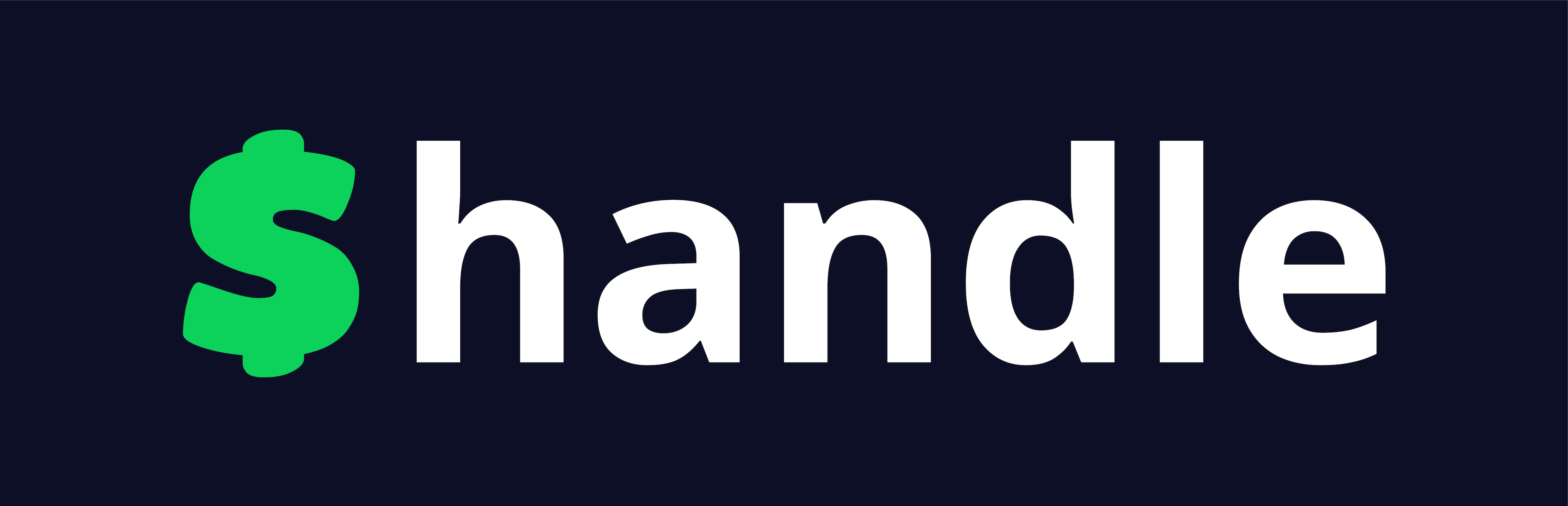 Full Screen Handle Logo Dark