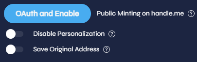 enableOAuthMinting